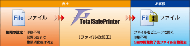 TotalSafePrinterの図